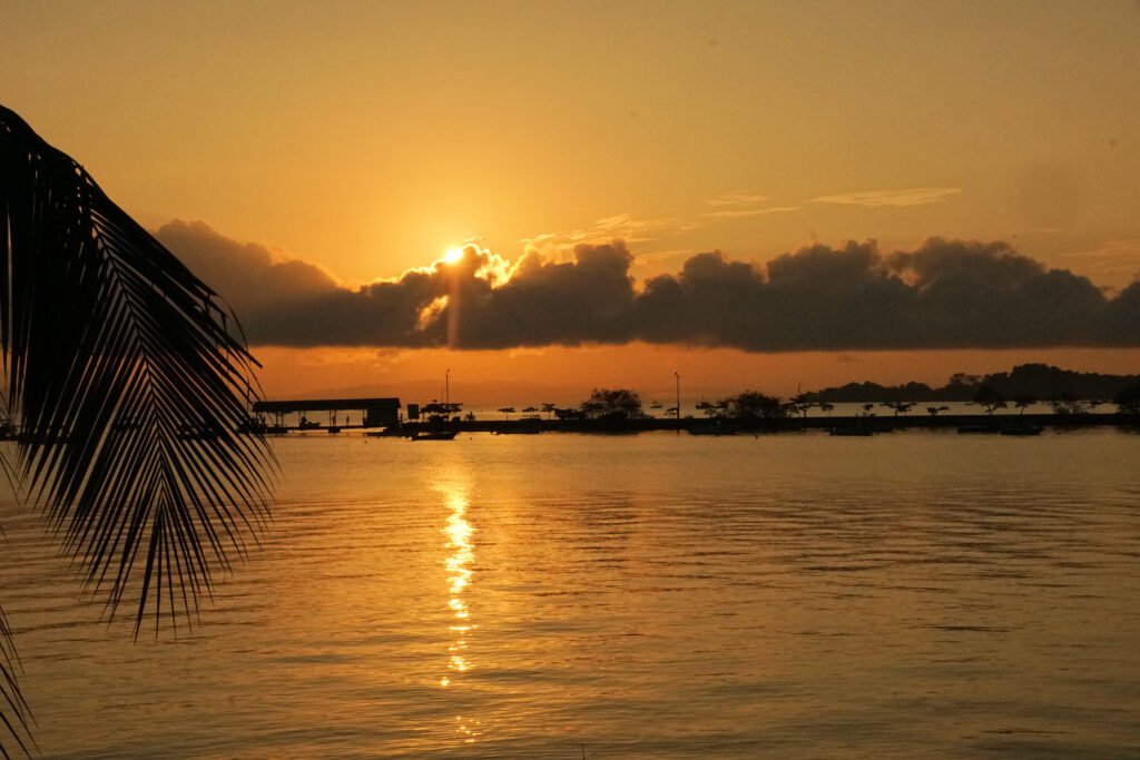 Sun rise. Osa Peninsula Costa Rica