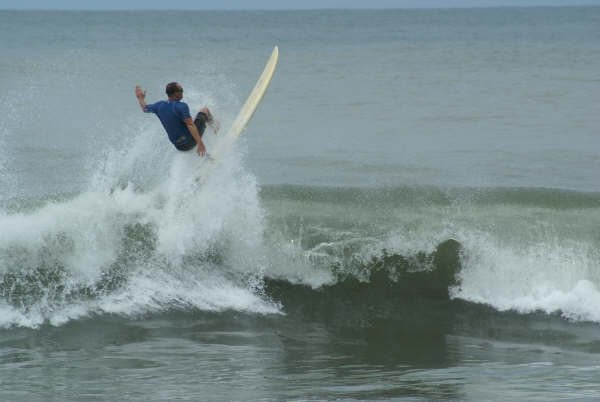 Catching the wave. Osa Peninsula Costa rica