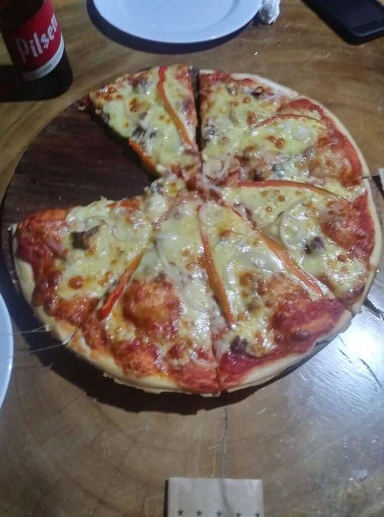 La Cuna restaurant. Deluxe Pizza Osa Peninsula Costa Rica