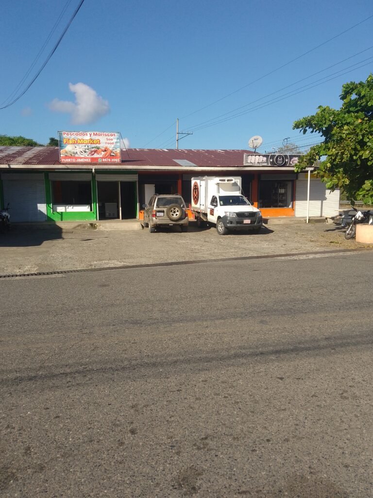 butcher shop. puerto Jimenez  osa peninsula